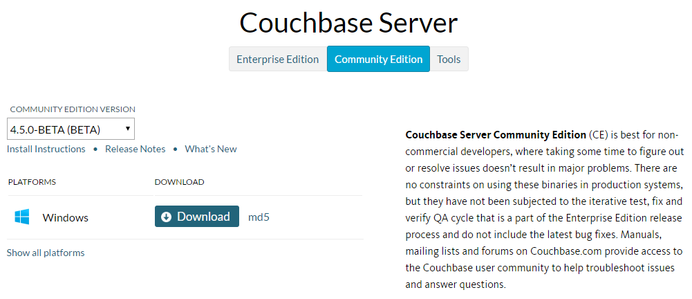 Download Couchbase Server