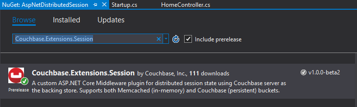 Couchbase Extensions with NuGet
